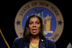 New York State Attorney General, Letitia James, announces a lawsuit by the state of New York against e-cigarette maker Juul Labs Inc in New York City, U.S.