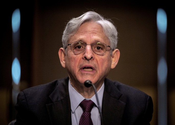 Attorney General Merrick Garland speaks during a hearing on "Domestic Violent Extremism in America." before the Senate Appropriations Committee on Capitol Hill in Washington,