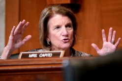 U.S. Sen. Shelley Moore Capito (R-W.Va.) asks questions during a Senate Appropriations Subcommittee hearing to examine the FY 2022 budget request for the Centers for Disease Control and Prevention