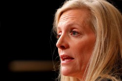 Federal Reserve Board Governor Lael Brainard speaks at the John F. Kennedy School of Government at Harvard University in Cambridge, Massachusetts,