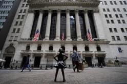 The New York Stock Exchange is pictured in the Manhattan borough of New York City, New York, U.S.,