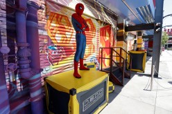 The character of Spider-Man is pictured ahead of the opening of the Avengers Campus area at Disney California Adventure Park in Anaheim, California, U.S.,