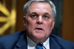 Charles P. Rettig, commissioner of the Internal Revenue Service, testifies during the Senate Finance Committee hearing titled The IRS Fiscal Year 2022 Budget