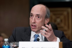 Gary Gensler testifies at a Senate Banking, Housing and Urban Affairs Committee hearing on Capitol Hill 