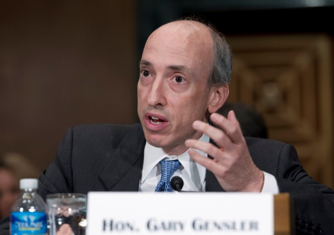Gary Gensler testifies at a Senate Banking, Housing and Urban Affairs Committee hearing on Capitol Hill 