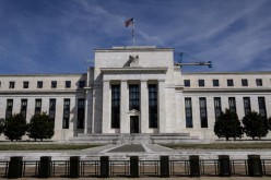 The Federal Reserve Board building on Constitution Avenue is pictured in Washington, U.S.,