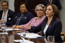 U.S. Vice President Kamala Harris hosts members of Texas State Senate and Texas House of Representatives, who in May blocked passage of legislation that would have made it significantly harder for the people of Texas to vote, 