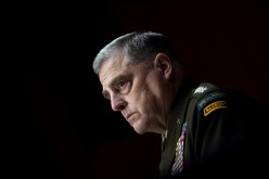 Chairman of the Joint Chiefs of Staff Gen. Mark Milley looks on during a Senate Appropriations Committee hearing in Washington, U.S