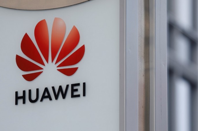 Logo of Huawei is seen in front of the local offices of Huawei in Warsaw, Poland