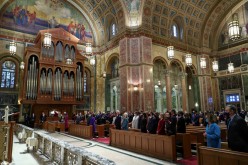 President-elect Joe Biden, his wife Jill Biden, Vice President-elect Kamala Harris and her husband Doug Emhoff attend a church service