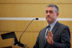 St. Louis Federal Reserve Bank President James Bullard speaks at a public lecture in Singapore 