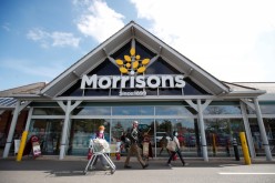 A Morrisons store is pictured in St Albans, Britain,