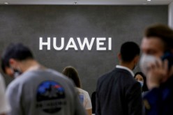 The Huawei logo is seen at the IFA consumer technology fair, in Berlin, Germany