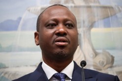 Ivory Coast's presidential candidate, former rebel leader and prime minister Guillaume Soro speaks