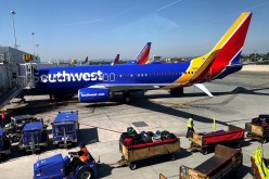 A Southwest Airlines Boeing 737-800 plane is seen at Los Angeles International Airport (LAX) in the Greater Los Angeles Area, California, U.S.