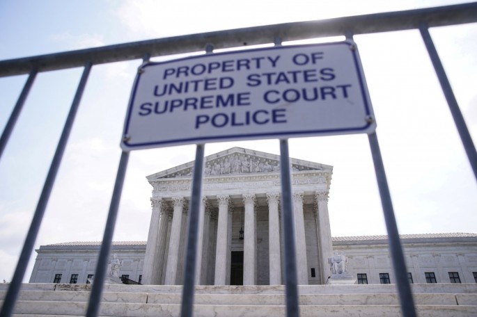 The Supreme Court building is seen in Washington, U.S.