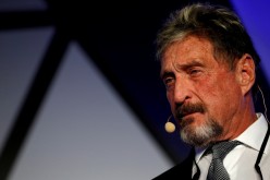 John McAfee, co-founder of McAfee Crypto Team and CEO of Luxcore and founder of McAfee Antivirus, 