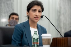 Lina Khan, nominee for Commissioner of the Federal Trade Commission (FTC), speaks during a Senate Committee on Commerce, Science,