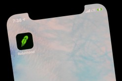The Robinhood App is displayed on a screen in this photo illustration