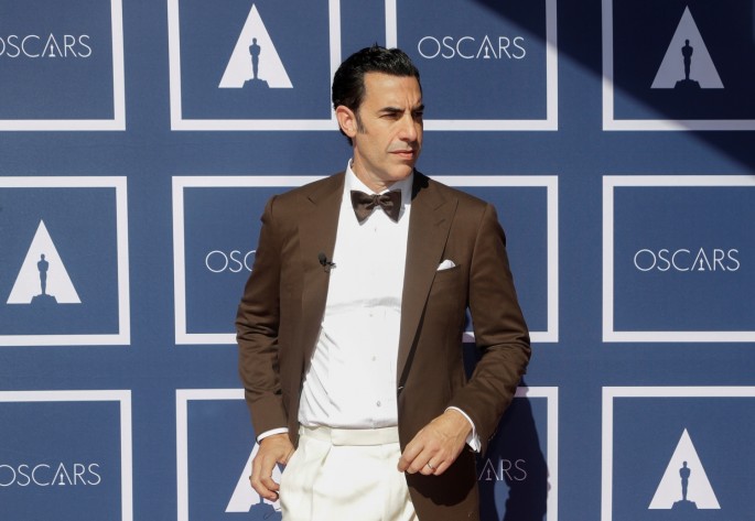 Sacha Baron Cohen arrives to attend a screening of the Oscars, in Sydney, Australia