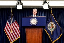 Federal Reserve Chair Jerome Powell holds a news conference following the Federal Open Market Committee meeting in Washington, U.S.,