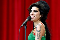 British pop singer Amy Winehouse performs during the Glastonbury music festival in Somerset, south-west England