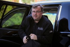 Reid Hoffman, co-founder of Linkedin and venture capitalist, arrives at the annual Allen and Co. Sun Valley media conference in Sun Valley, Idaho, U.S.,
