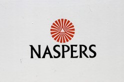 Naspers logo is seen in Johannesburg, South Africa