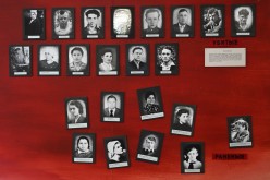 Portraits of people who were killed and injured in the protest against rising food prices that was brutally suppressed by the Soviet Army in 1962,