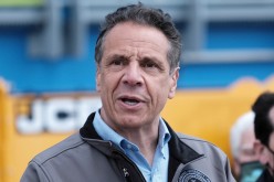 New York Governor Andrew Cuomo speaks during a ground breaking ceremony at the Bay Park Water Reclamation Facility in East Rockaway, New York, U.S.