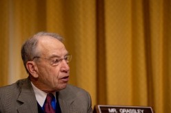 Sen. Chuck Grassley (R-IA) speaks at the Senate Finance Committee hearing at the US Capitol in Washington, DC, U.S