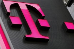  The logo of T-Mobile Austria is seen outside of one of its shops in Vienna, Austria,