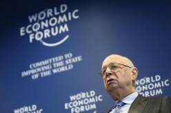 On Tuesday night, Chinese Premier Li Keqiang met with Klaus Schwab (shown) for the World Economic Forum.