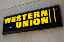 A Western Union sign is seen in New York March 28, 2009. Picture taken