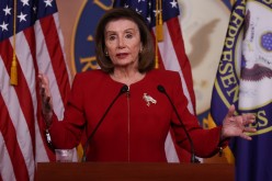 U.S. House Speaker Nancy Pelosi (D-CA) holds her weekly news conference at the U.S. Capitol in Washington, U.S. 