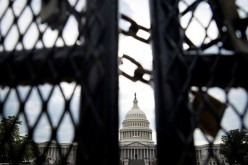  A security fence surrounds the U.S. Capitol in Washington, U.S.