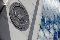 The seal of the U.S. Securities and Exchange Commission (SEC) is seen at their headquarters in Washington, D.C., U.S.,