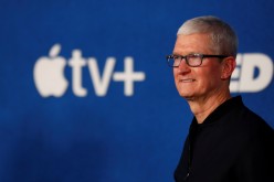 Apple CEO Tim Cook attends the premiere for season two of the television series 