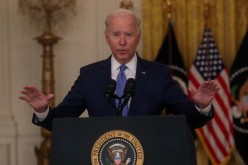 U.S. President Joe Biden delivers remarks on the economy during a speech in the East Room of the White House in Washington, U.S.