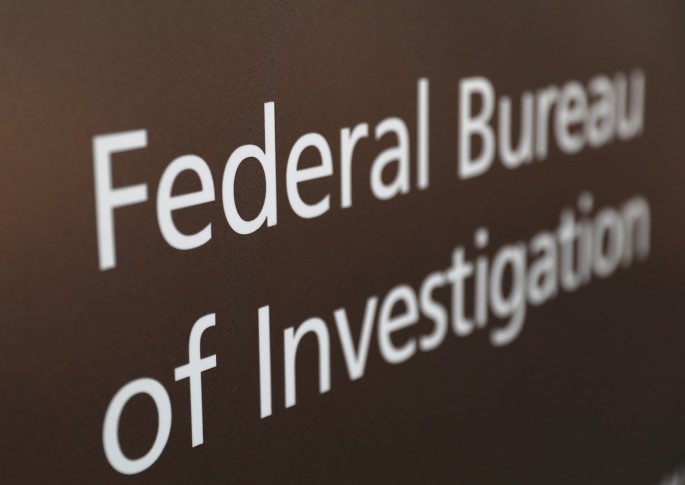 A sign of the Federal Bureau of Investigation is seen outside of the J. Edgar Hoover FBI Building in Washington,