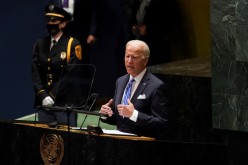U.S. President Joe Biden addresses the 76th Session of the U.N. General Assembly in New York City, U.S.,