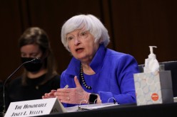 Treasury Secretary Janet Yellen testifies during a Senate Banking, Housing and Urban Affairs Committee hearing on the CARES Act, at the Hart Senate Office Building in Washington, DC, U.S