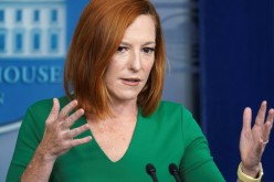 White House Press Secretary Jen Psaki speaks during a press briefing at the White House in Washington, U.S.,