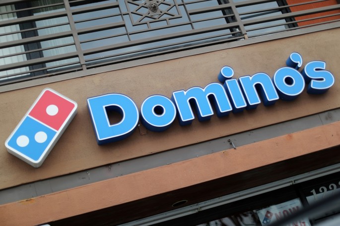A Domino's Pizza restaurant is seen in Los Angeles, California, U.S.
