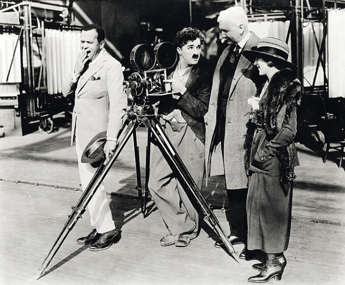 Douglas Fairbanks and Charlie Chaplin