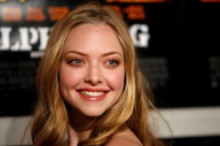 Cast member Amanda Seyfried smiles at the world premiere of 