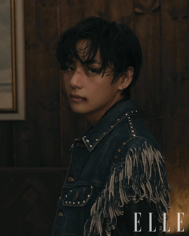 BTS V Captivates Fans with Stunning Visuals and Insightful Interview in ELLE Magazine