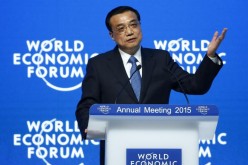 China's Premier Li Keqiang speaks during The Global Impact of China's Economic Transformation event in the Swiss mountain resort of Davos January 21, 2015.