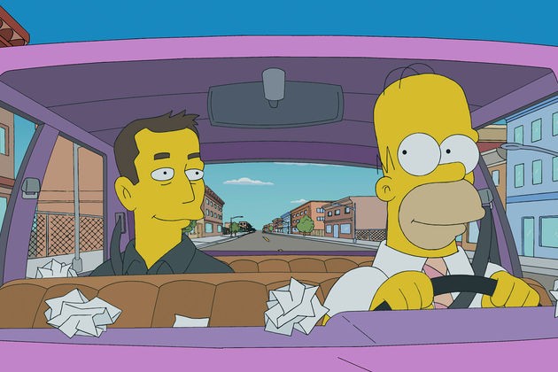 Elon Musk and Homer SImpson