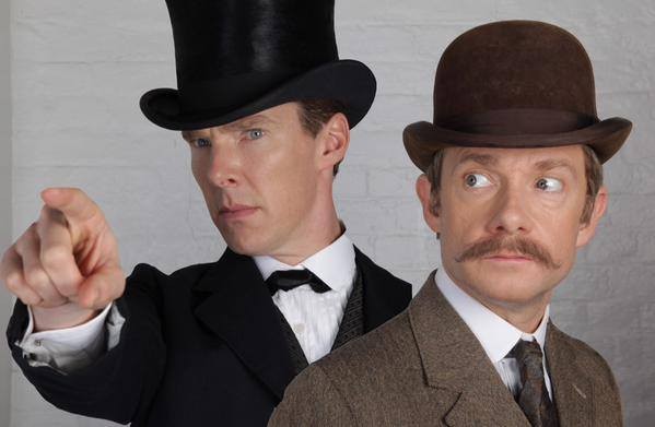 Benedict Cumberbatch plays the title role in "Sherlock," opposite Martin Freeman as Dr. John Watson.